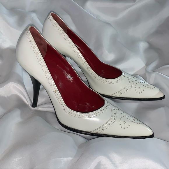 SAINT LAURENT size 9M reinterpreted spectactor PUMPS - Picture 9 of 14